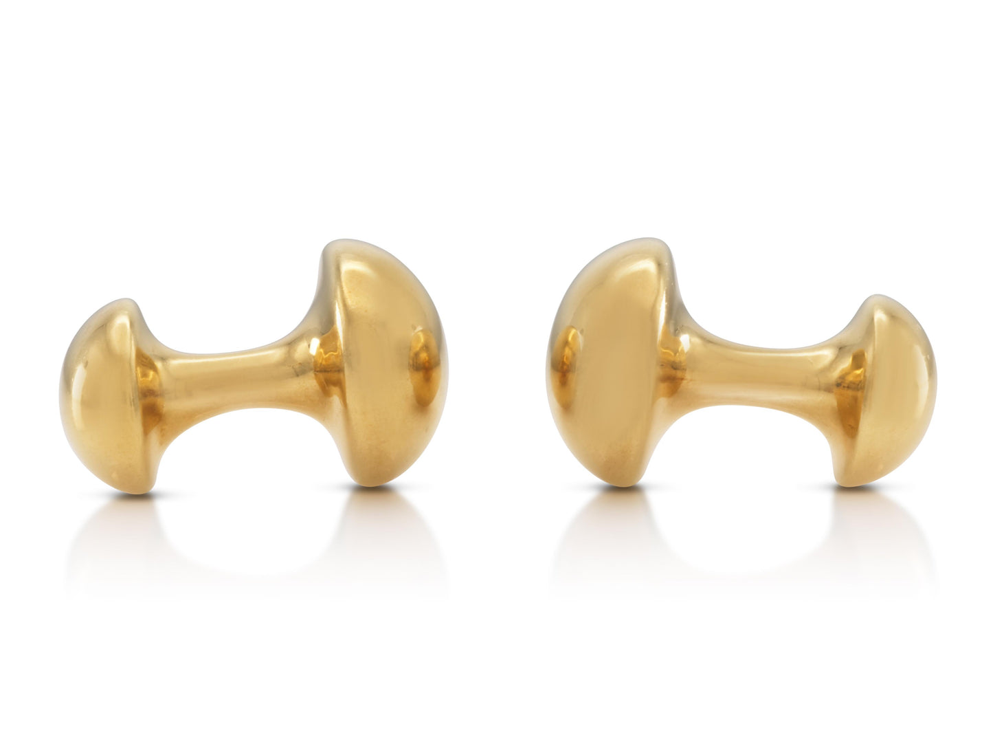 Vintage 1990s Tiffany & Co. Elsa Peretti Gold Cufflinks