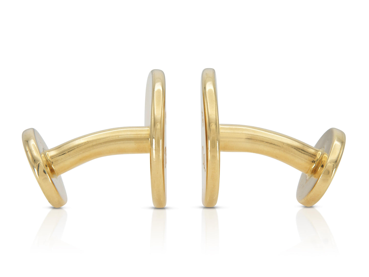 Tiffany & Co. Gold "Return to Tiffany" Cufflinks