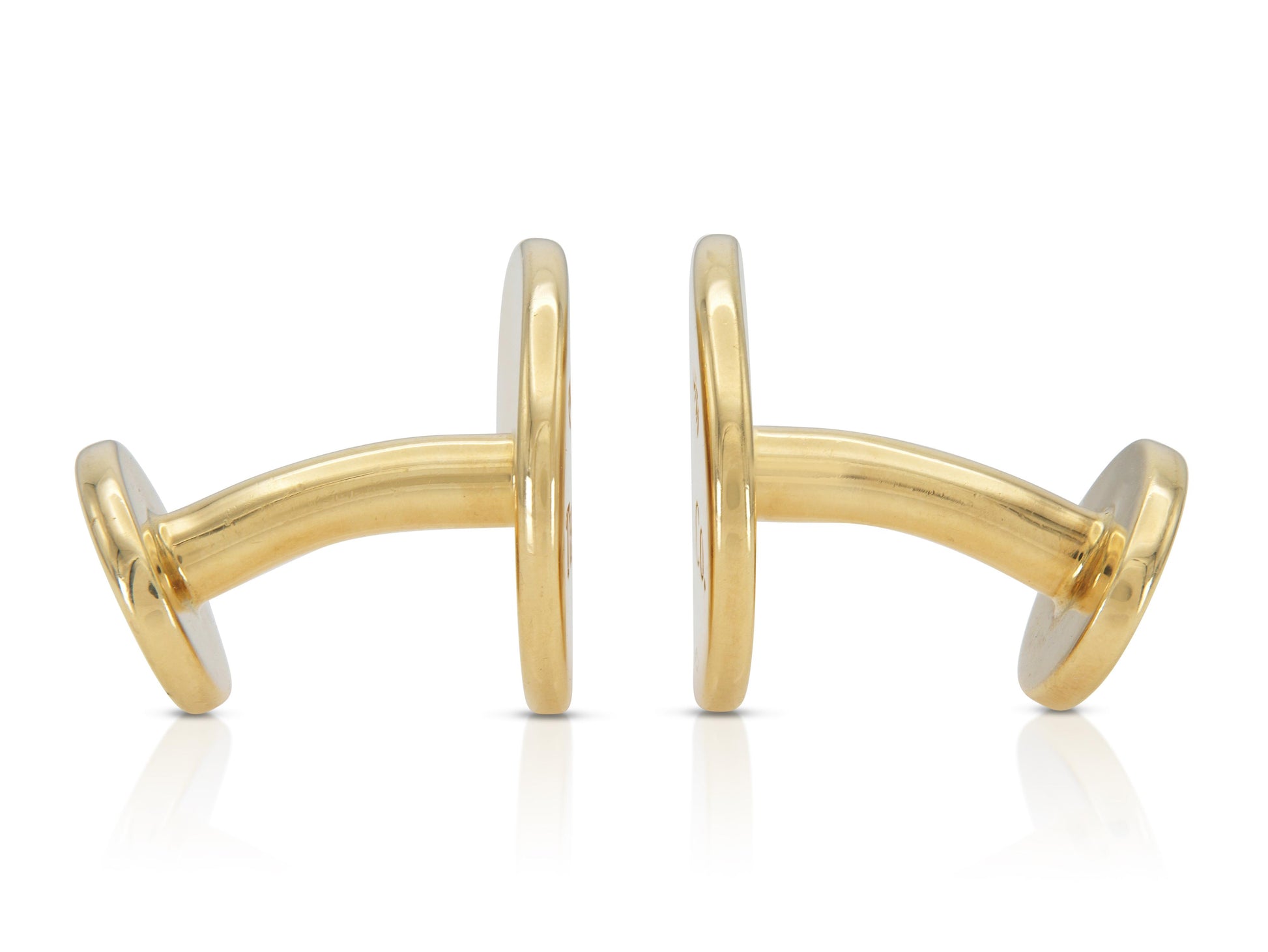 Tiffany & Co. Gold "Return to Tiffany" Cufflinks