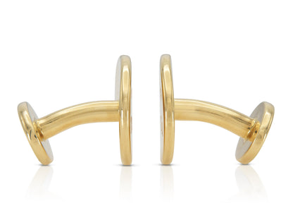 Tiffany & Co. Gold "Return to Tiffany" Cufflinks