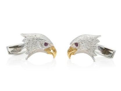 Vintage 1950s E. Wolfe & Co. Eagle Cufflinks