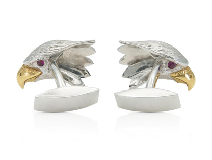 Vintage 1950s E. Wolfe & Co. Eagle Cufflinks