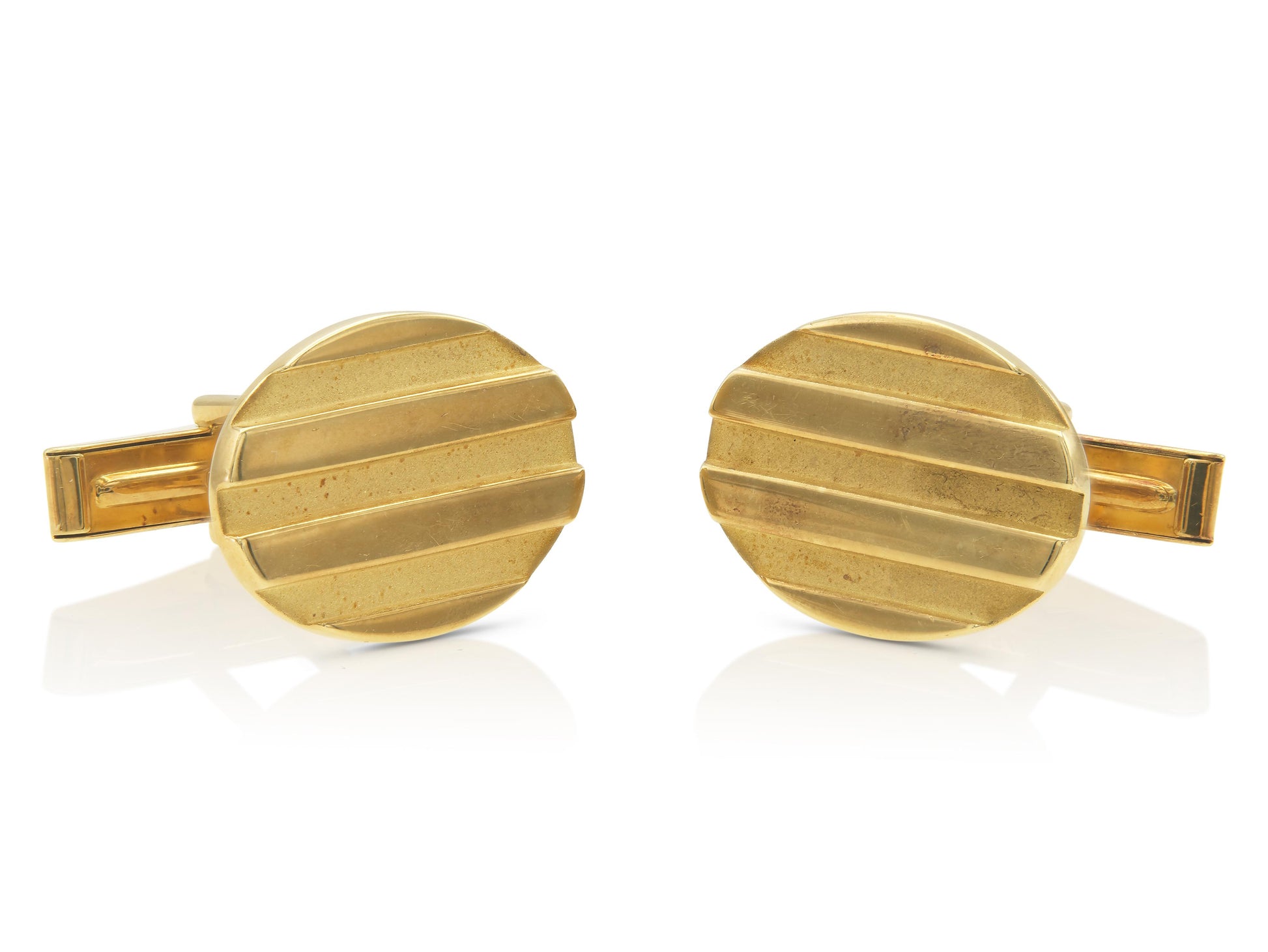 Vintage 1990s Tiffany & Co. Gold Cufflinks