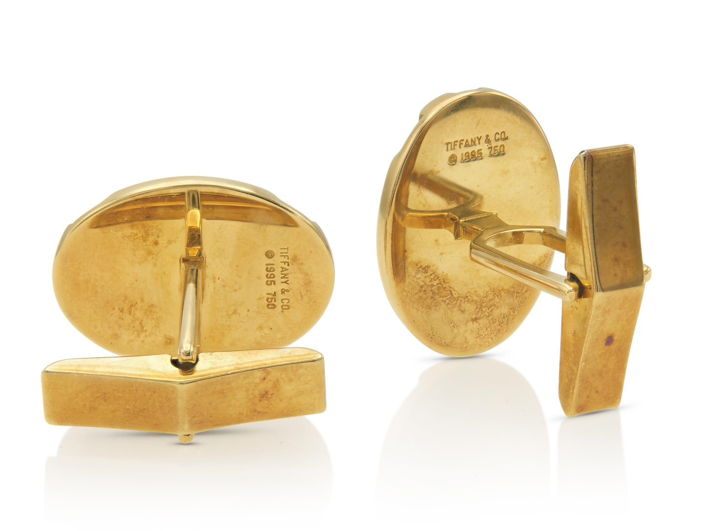 Vintage 1990s Tiffany & Co. Gold Cufflinks