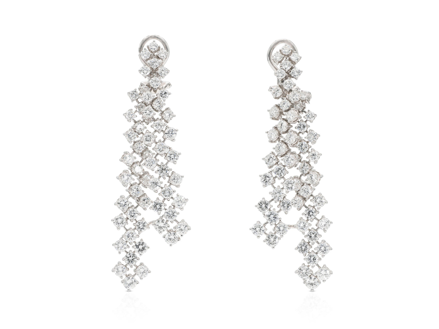 16.00 Carat Diamond Dangle earrings