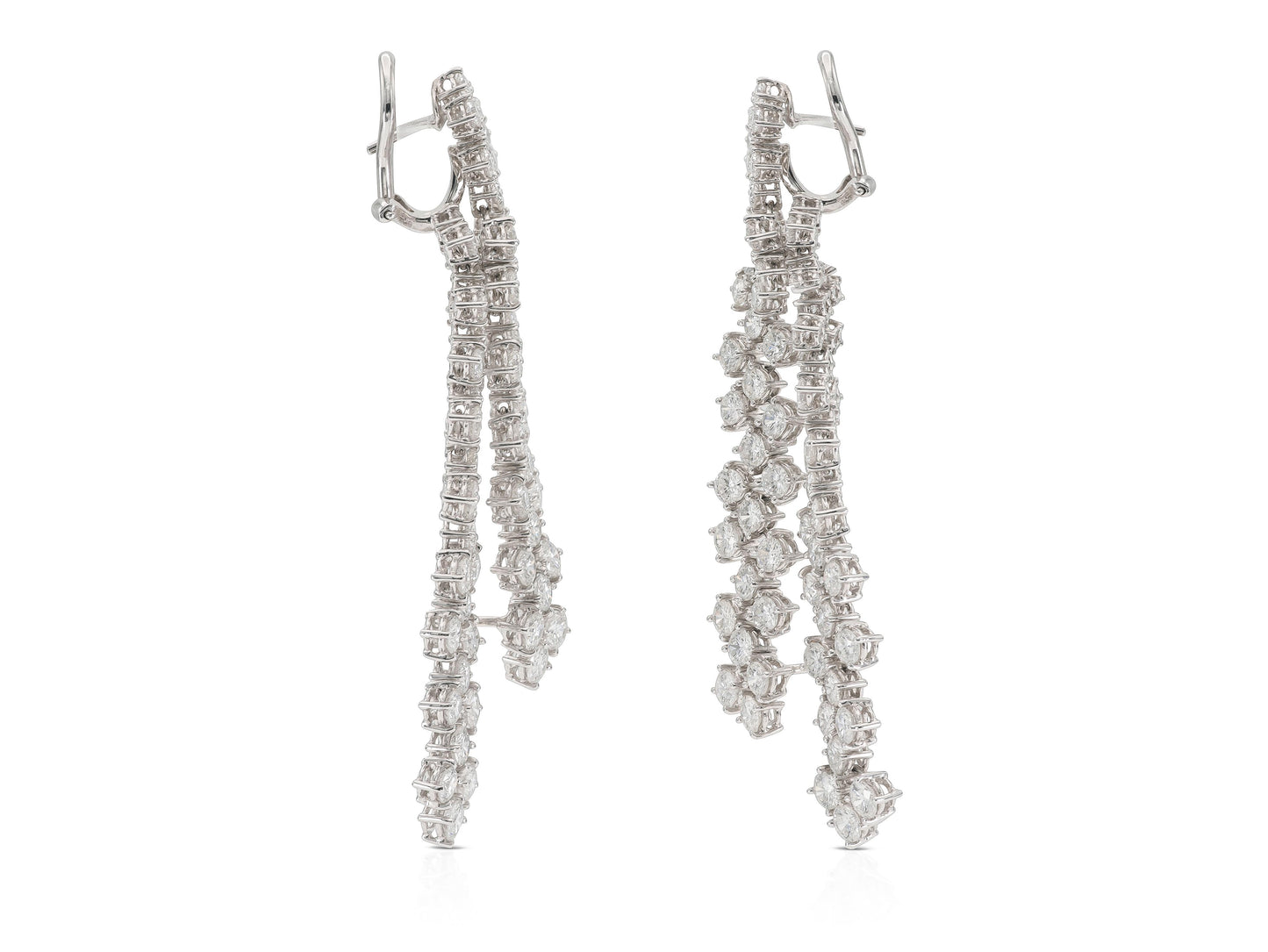 16.00 Carat Diamond Dangle earrings