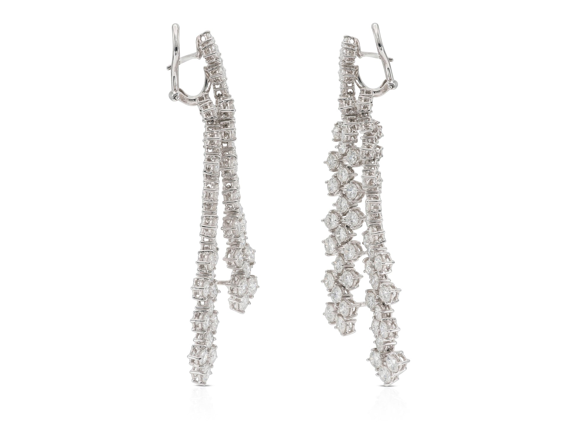 16.00 Carat Diamond Dangle earrings