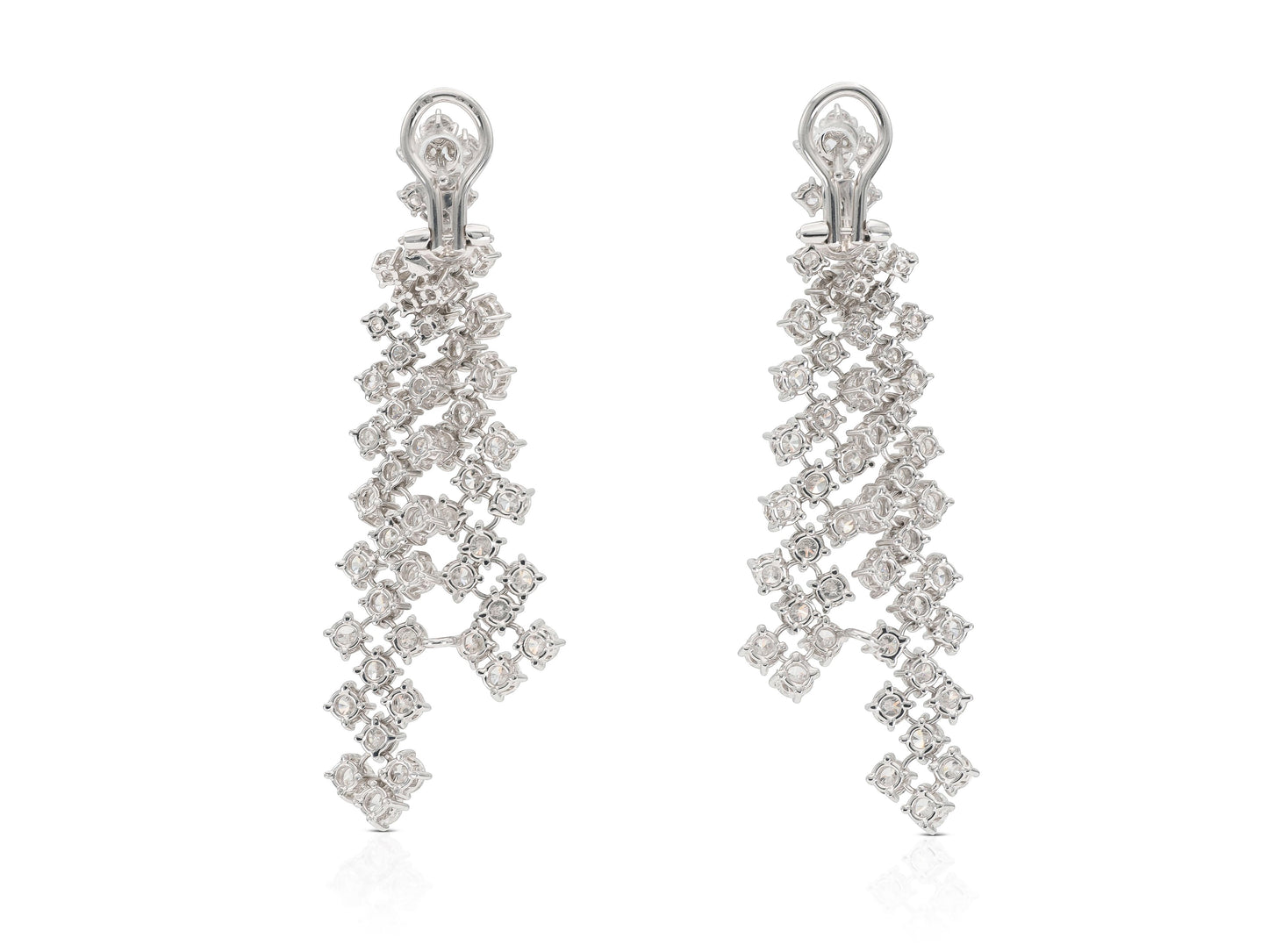 16.00 Carat Diamond Dangle earrings