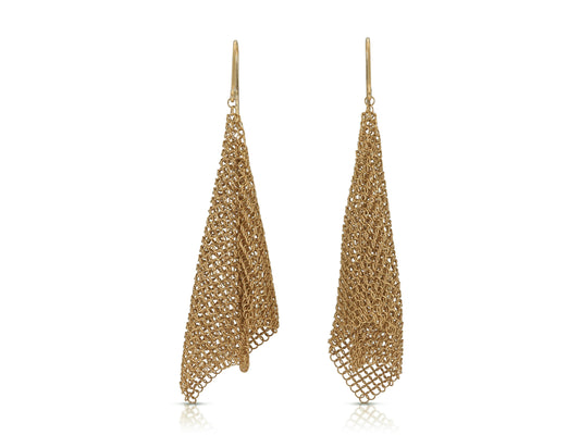 Tiffany& Co. Elsa Peretti Mesh Scarf Earrings