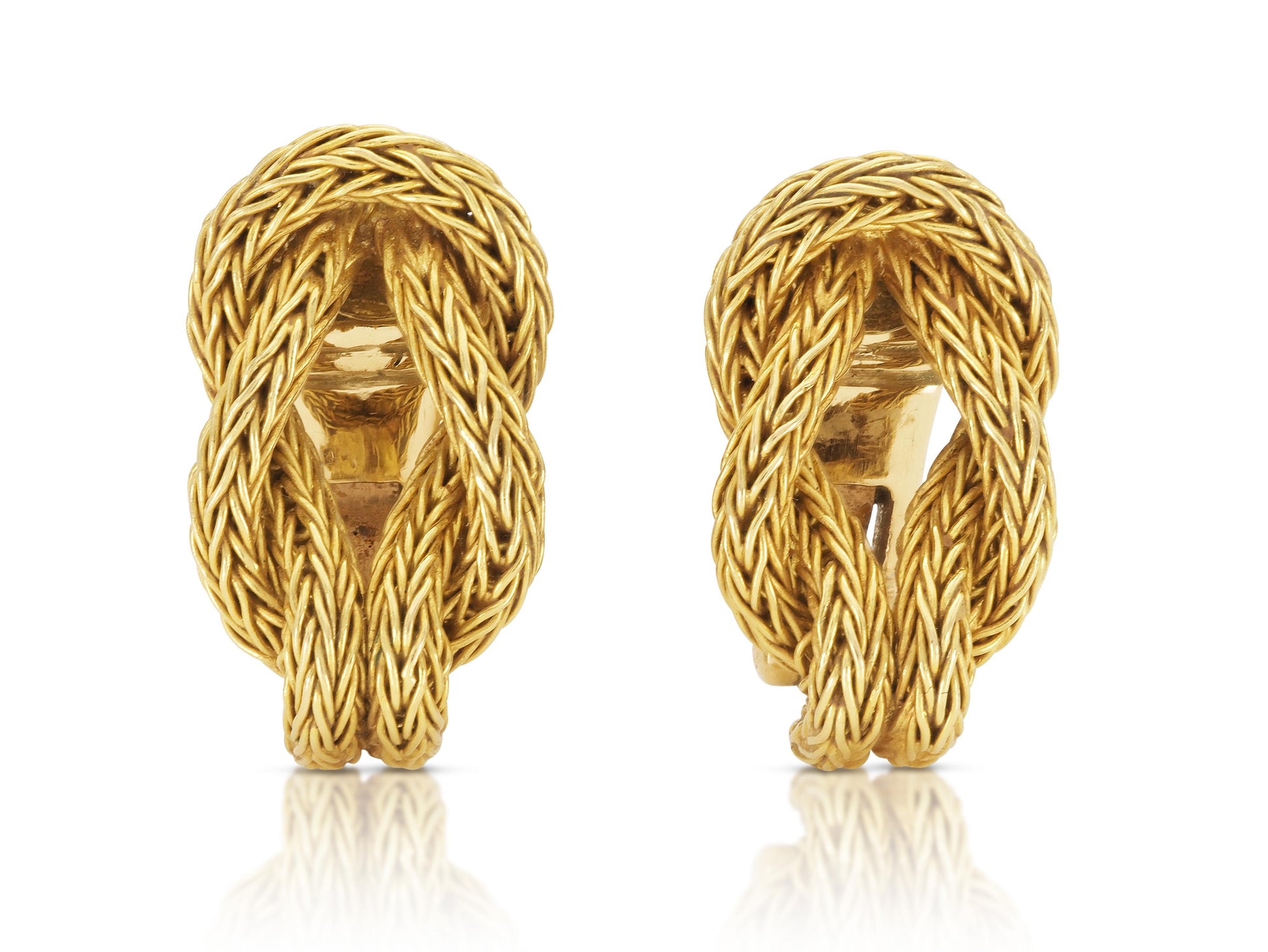 Lalaounis Gold Hercules Knot Earrings