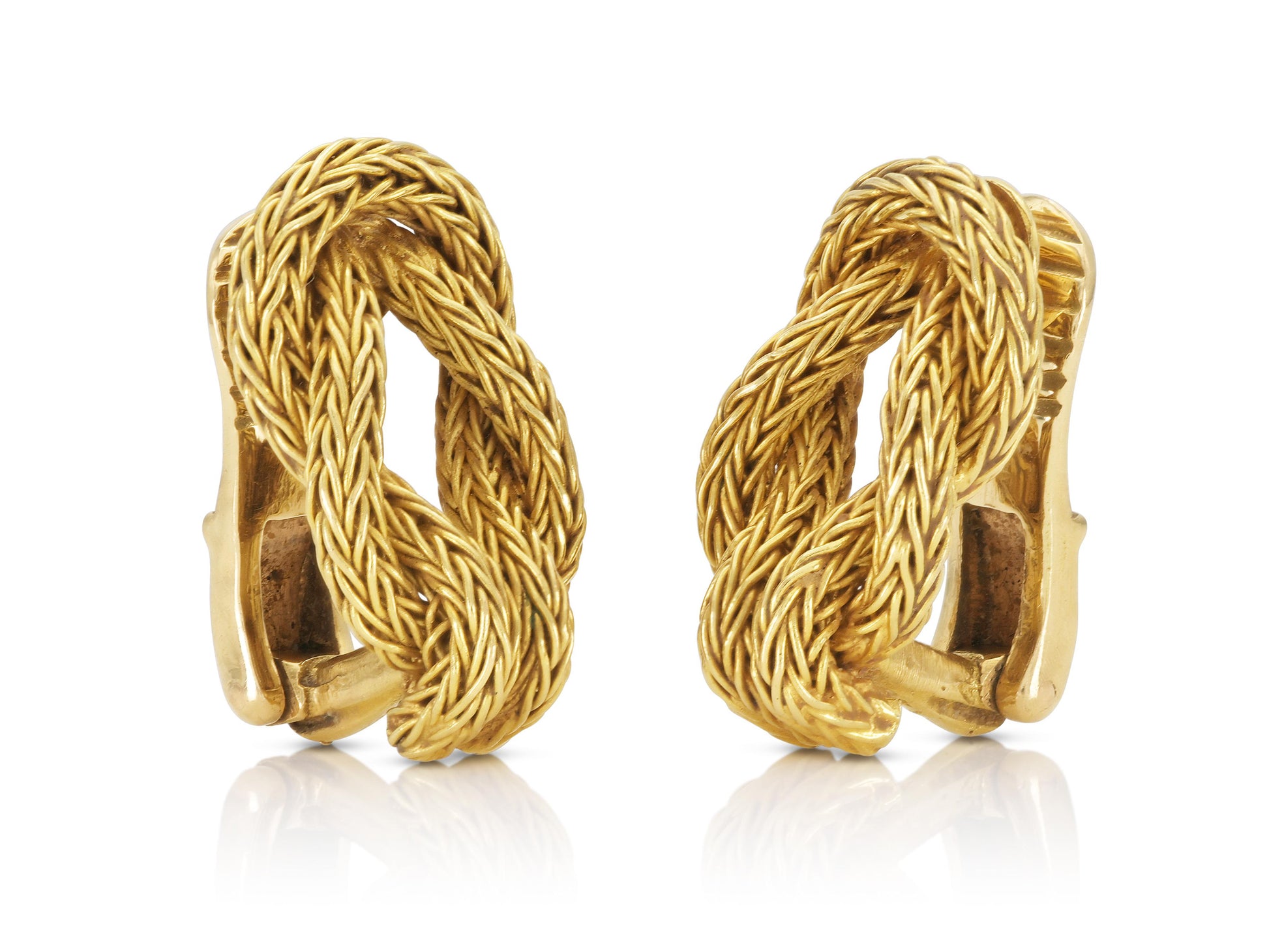 Lalaounis Gold Hercules Knot Earrings