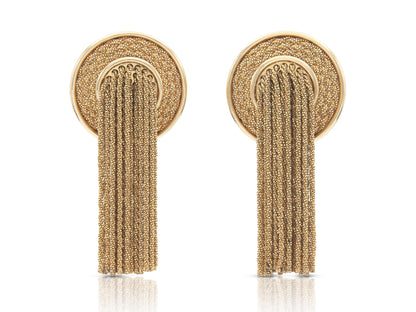 Yuri Ichihashi Gold Tassel Earrings
