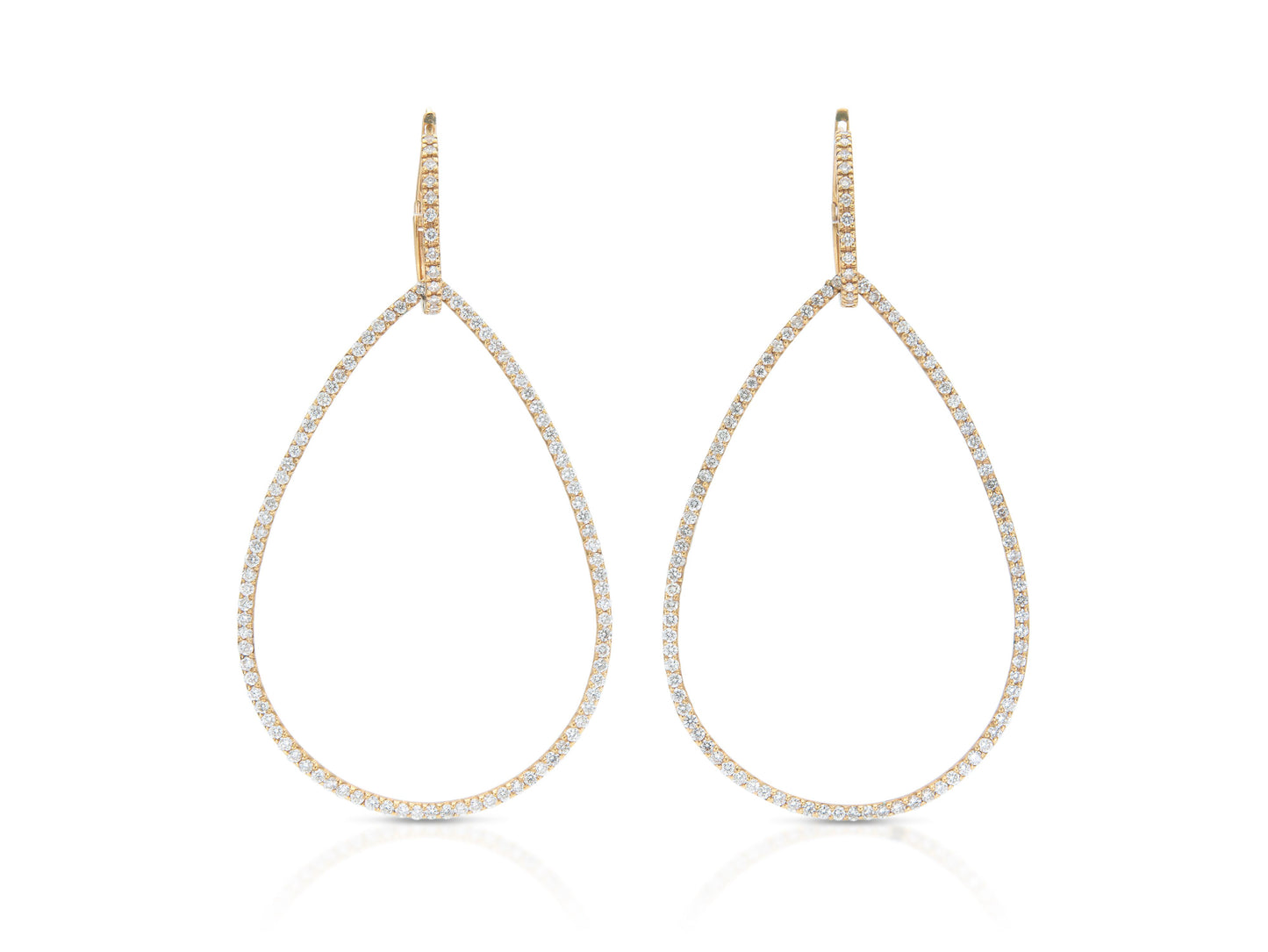 5.20 Carat Diamond Detachable Dangle Earrings