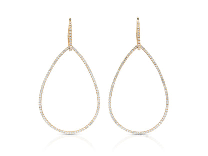 5.20 Carat Diamond Detachable Dangle Earrings