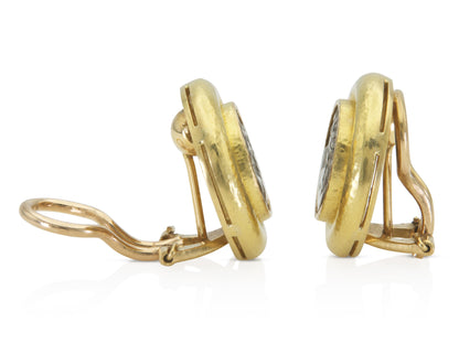 Elizabeth Locke Ancient Greek Lion Coin Earrings