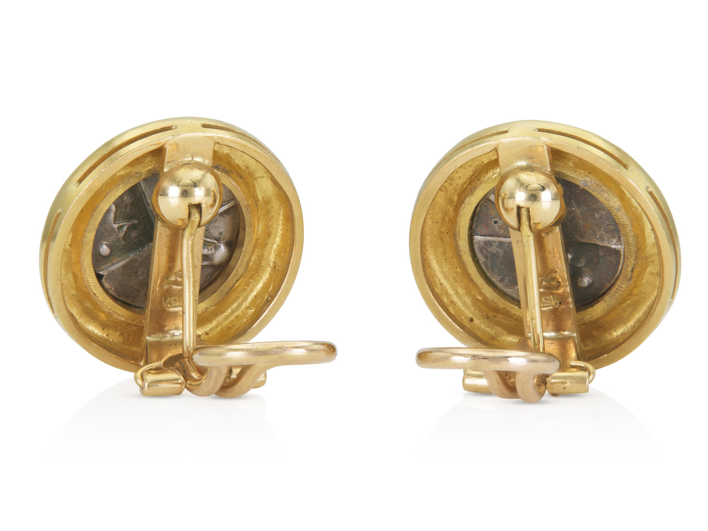 Elizabeth Locke Ancient Greek Lion Coin Earrings