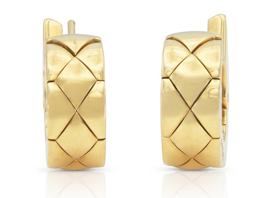 Chanel Coco Crush Huggie Earrings