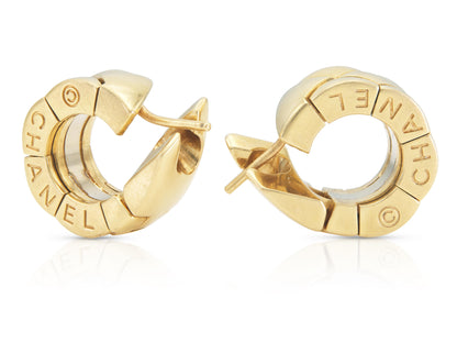 Chanel Coco Crush Huggie Earrings