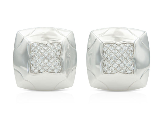 Bvlgari Diamond Pyramid Earrings