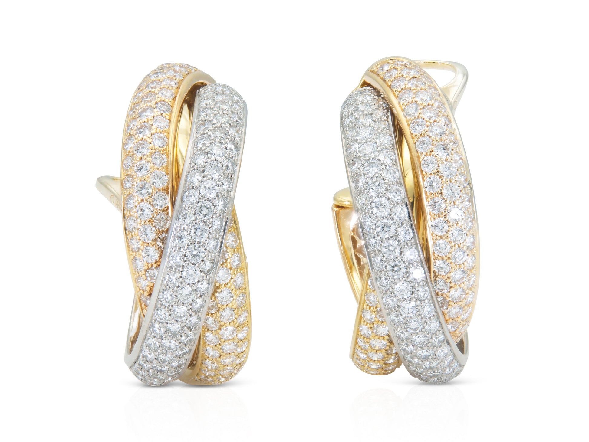 Cartier Diamond Trinity Earrings