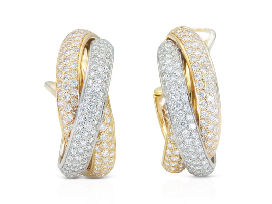 Cartier Diamond Trinity Earrings