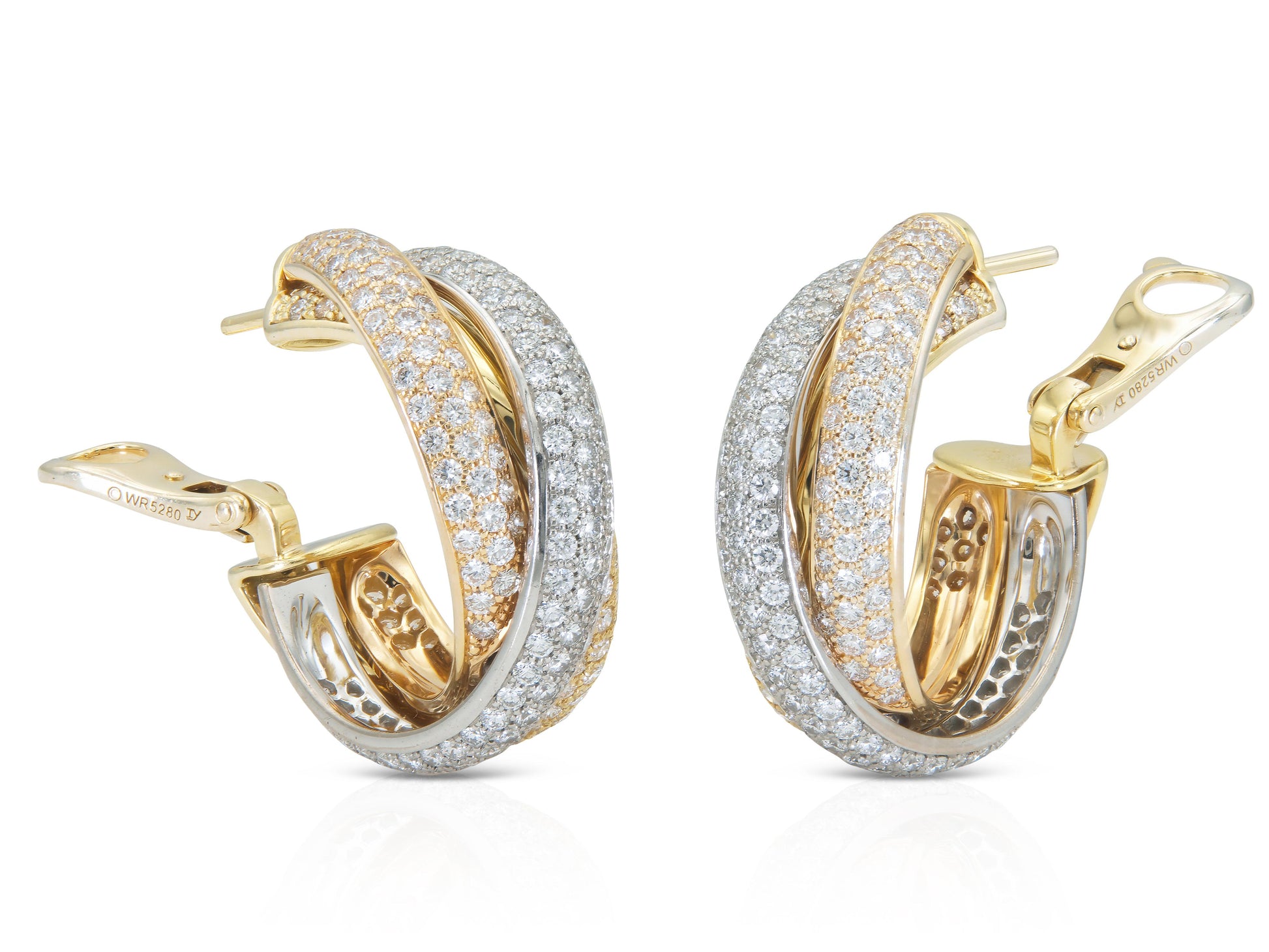 Cartier Diamond Trinity Earrings
