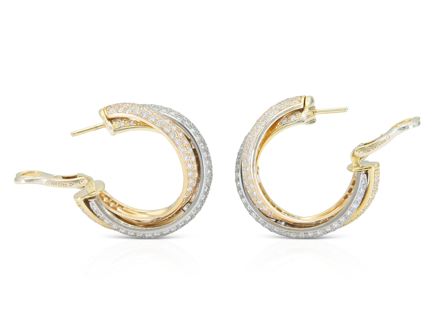 Cartier Diamond Trinity Earrings