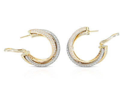 Cartier Diamond Trinity Earrings