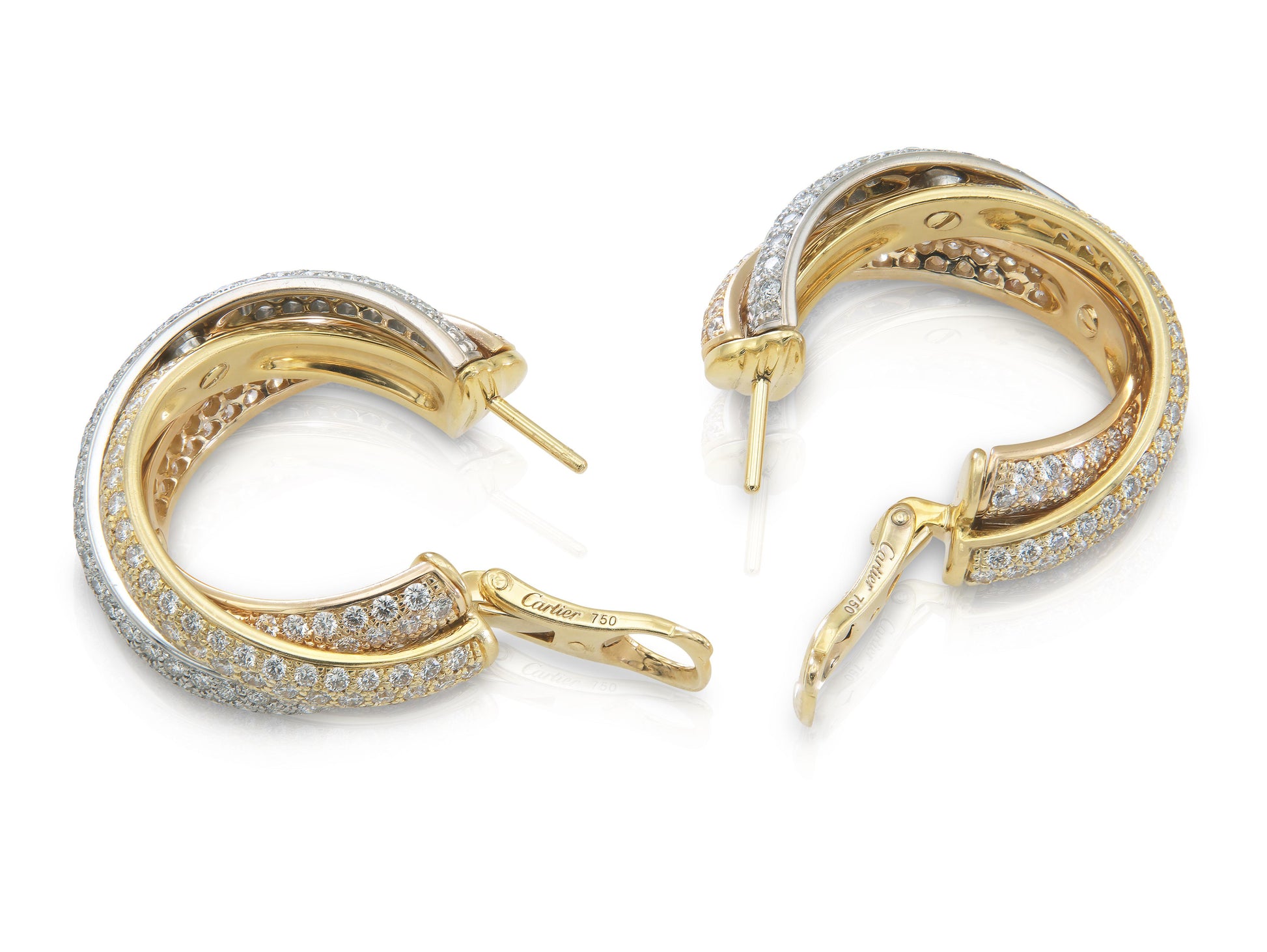 Cartier Diamond Trinity Earrings