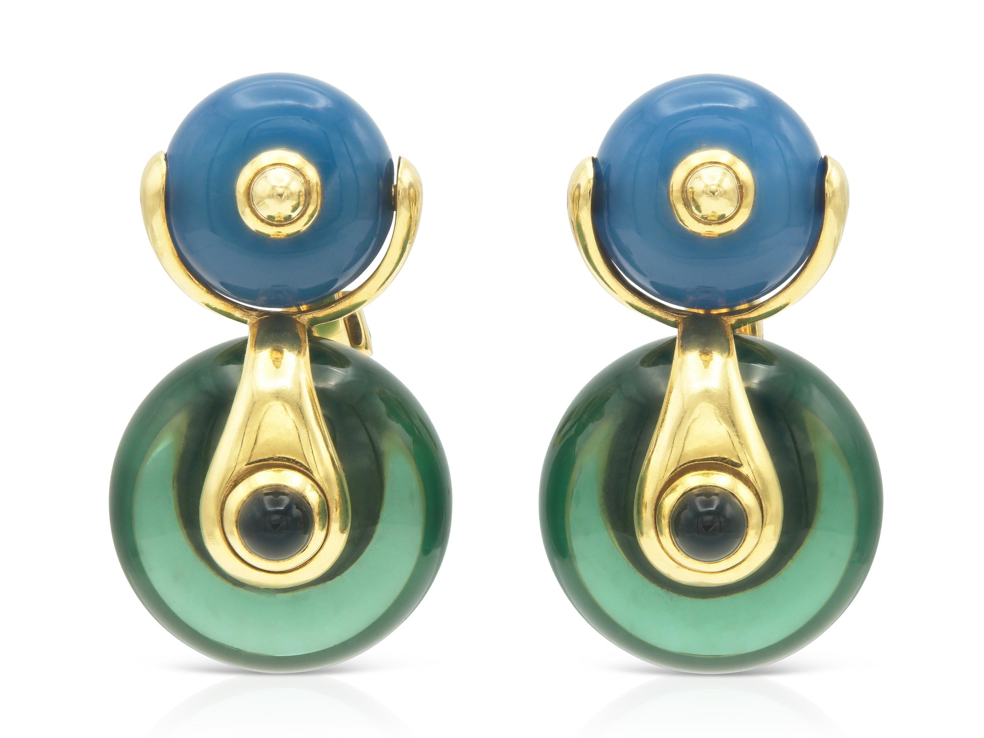 Vintage 1980s Marina B Cardan Earrings