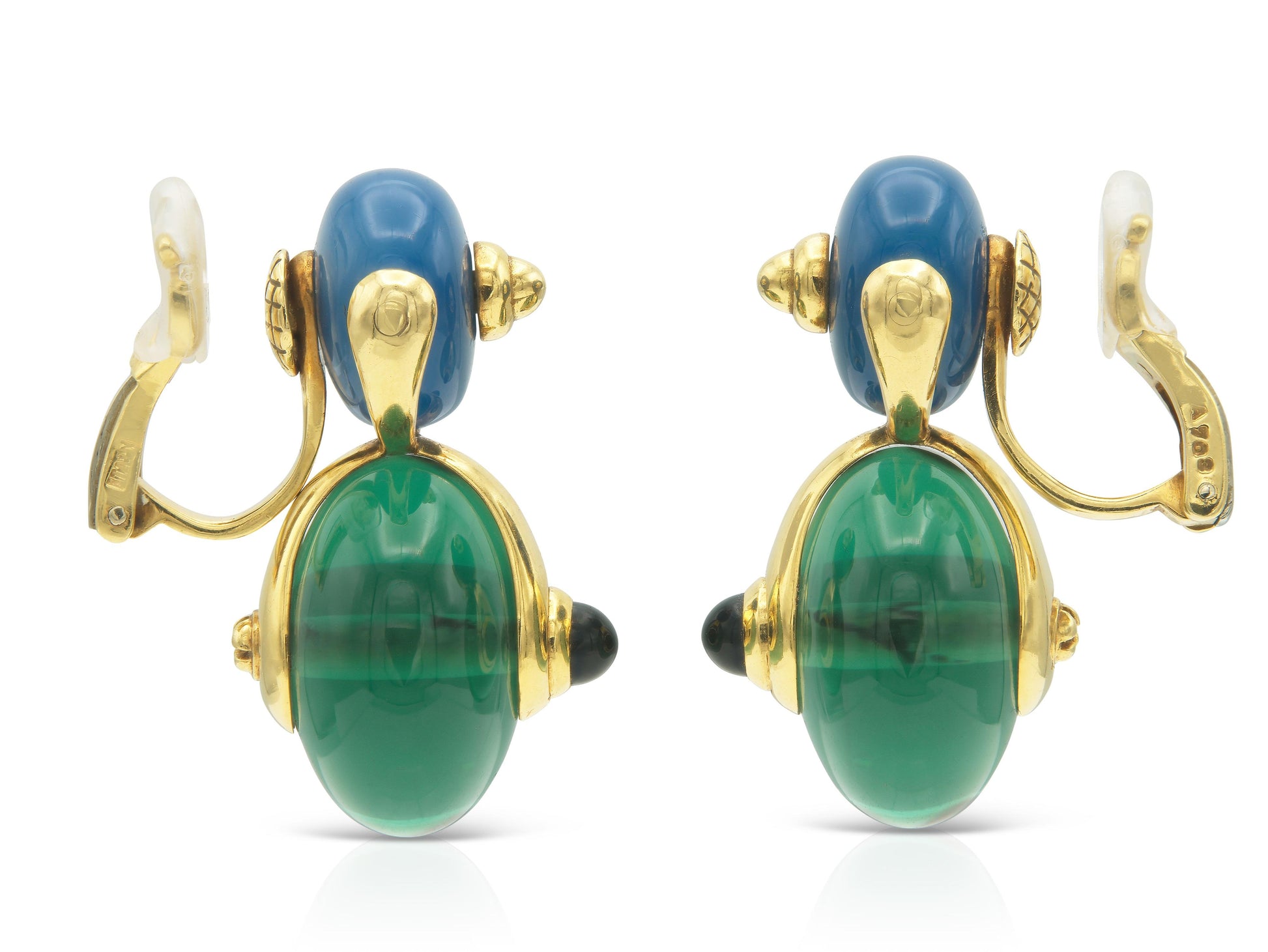 Vintage 1980s Marina B Cardan Earrings
