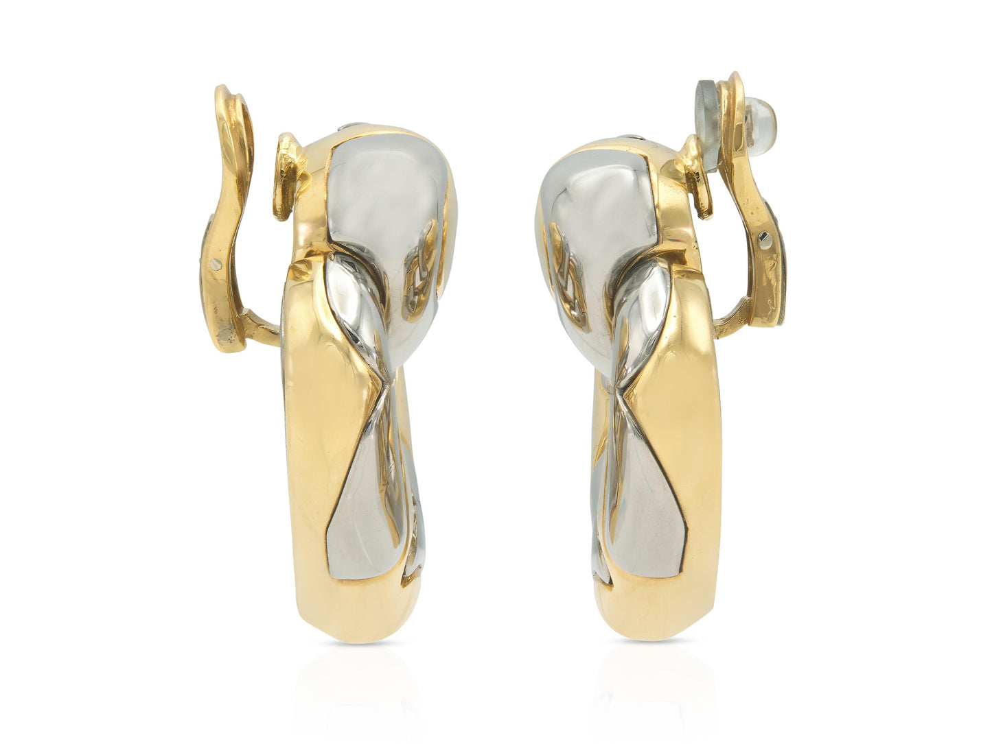 Marina B Two-Toned Pardy Earrings
