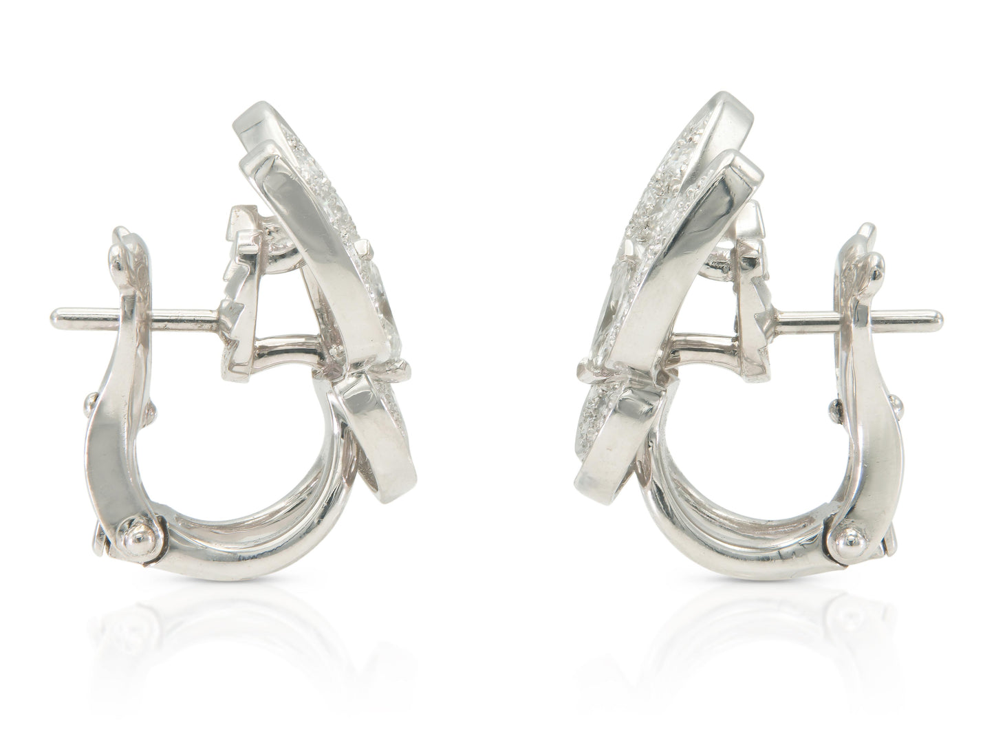 Van Cleef & Arpels Diamond Butterfly Earrings