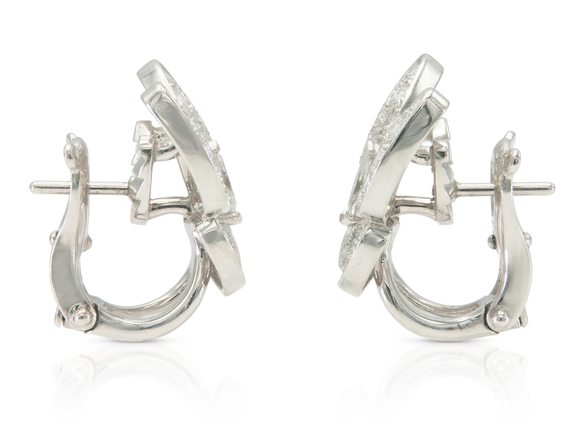 Van Cleef & Arpels Diamond Butterfly Earrings