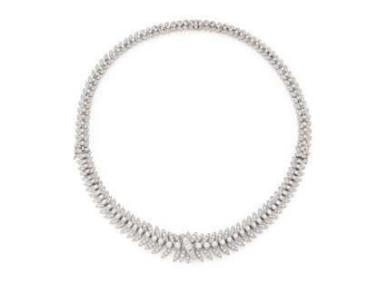 Vintage 1950s 15.00 Carat Diamond Necklace