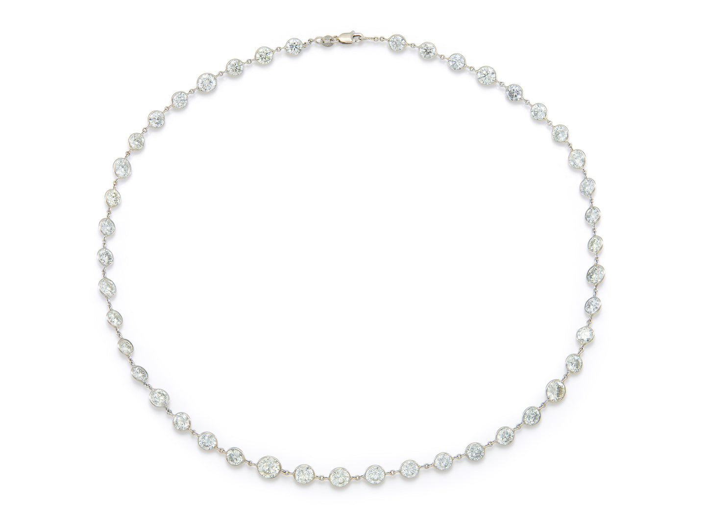 24.76 Carat Diamonds by The Yard Necklace