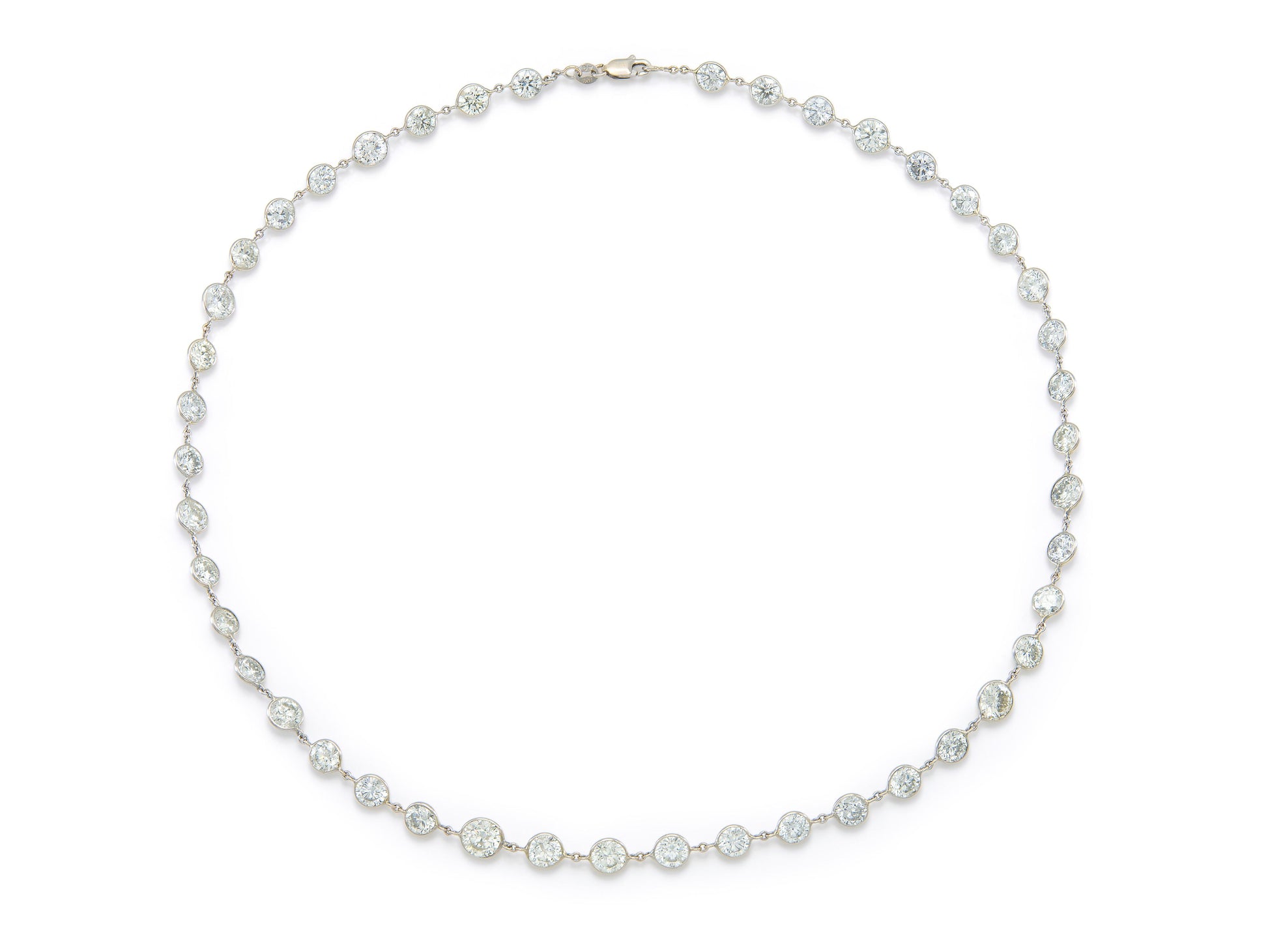 24.76 Carat Diamonds by The Yard Necklace