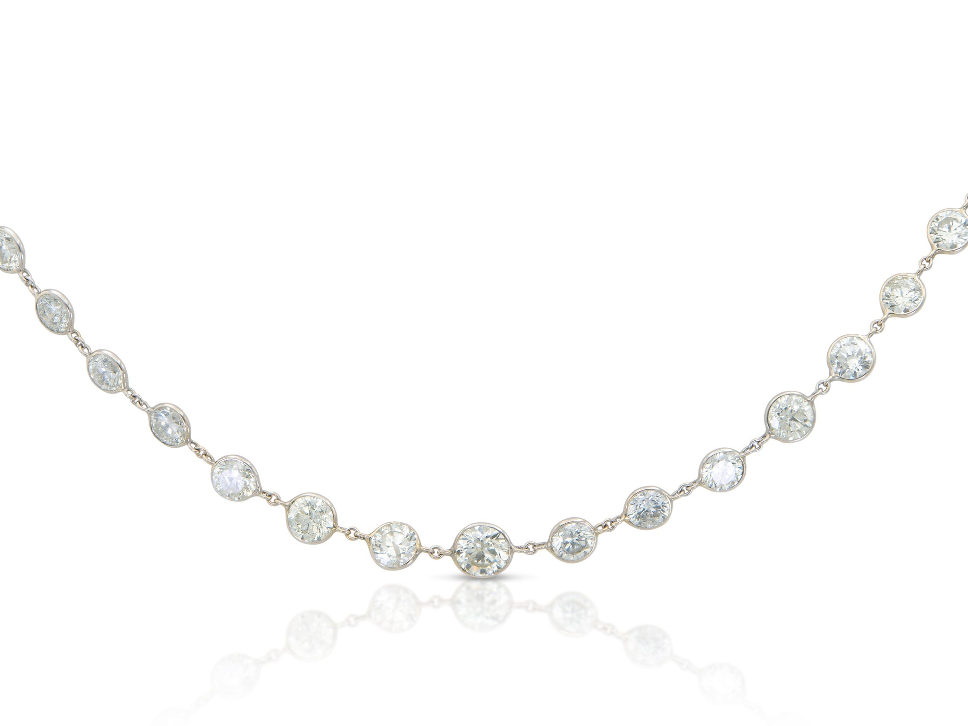 24.76 Carat Diamonds by The Yard Necklace