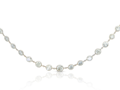 24.76 Carat Diamonds by The Yard Necklace