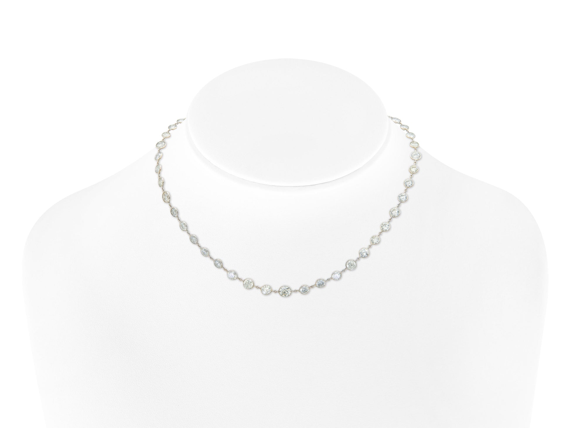 24.76 Carat Diamonds by The Yard Necklace