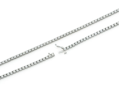 13.46 Carat Diamond Tennis Necklace