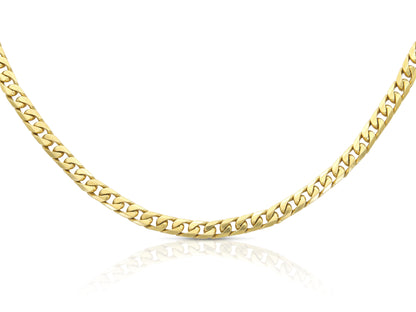 Antique Victorian Gold Cuban Link Chain Necklace