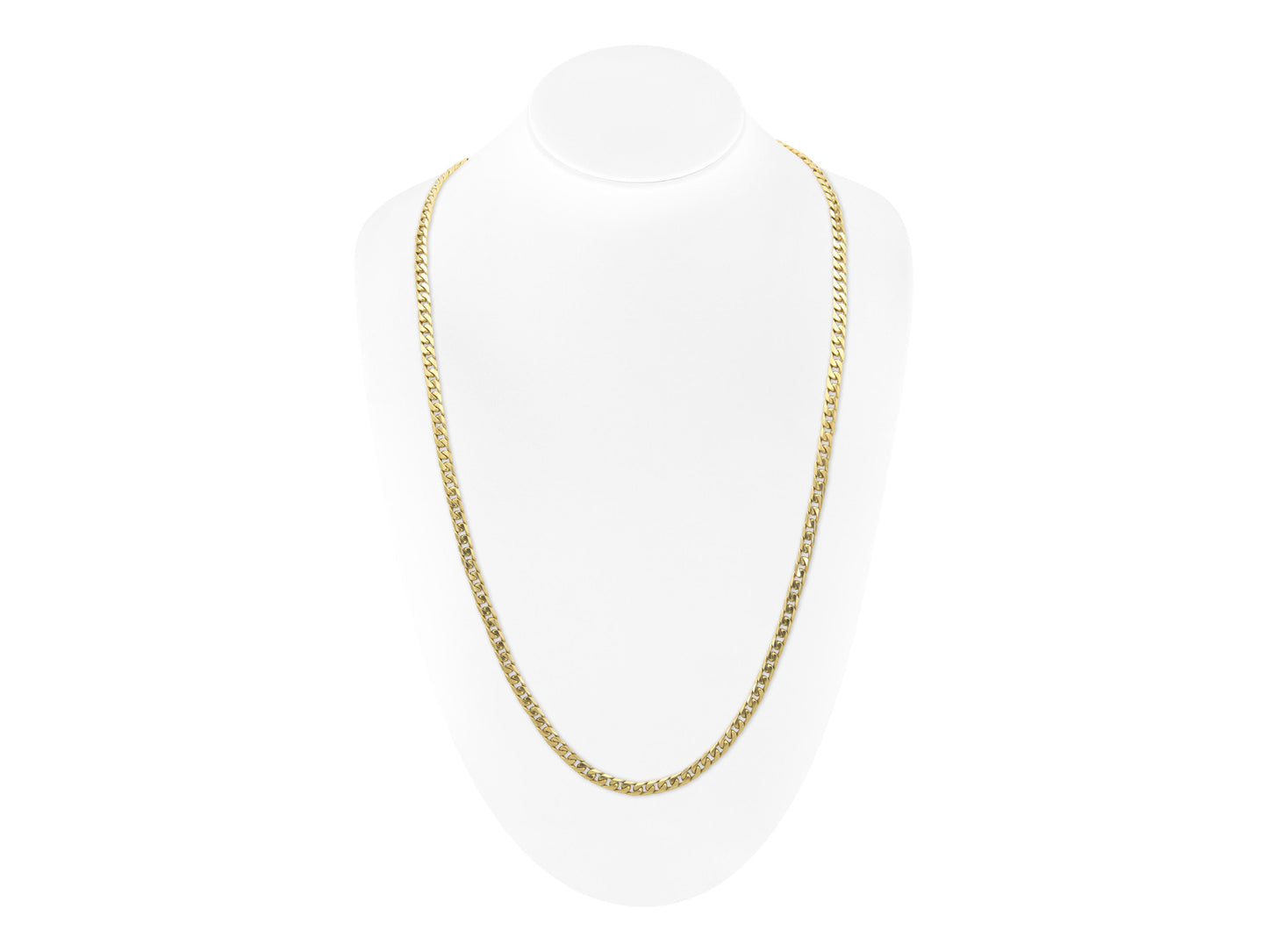 Antique Victorian Gold Cuban Link Chain Necklace