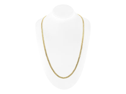 Antique Victorian Gold Cuban Link Chain Necklace