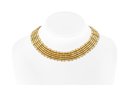 Vintage 1960s Lalaounis Gold Collar Necklace