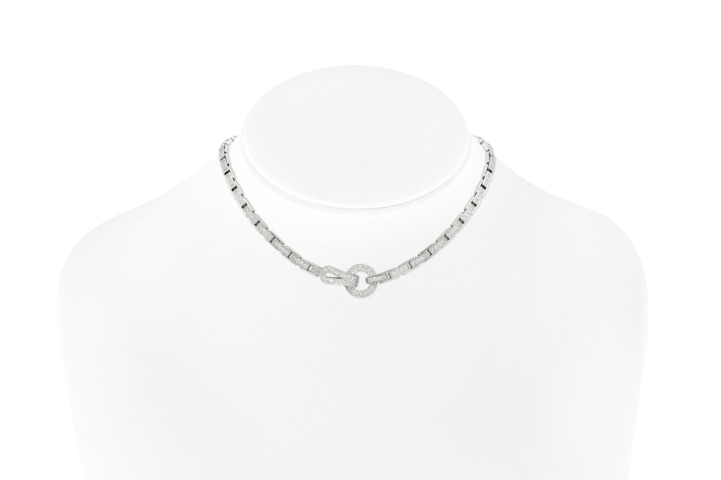 Cartier Agrafe Necklace with Diamonds