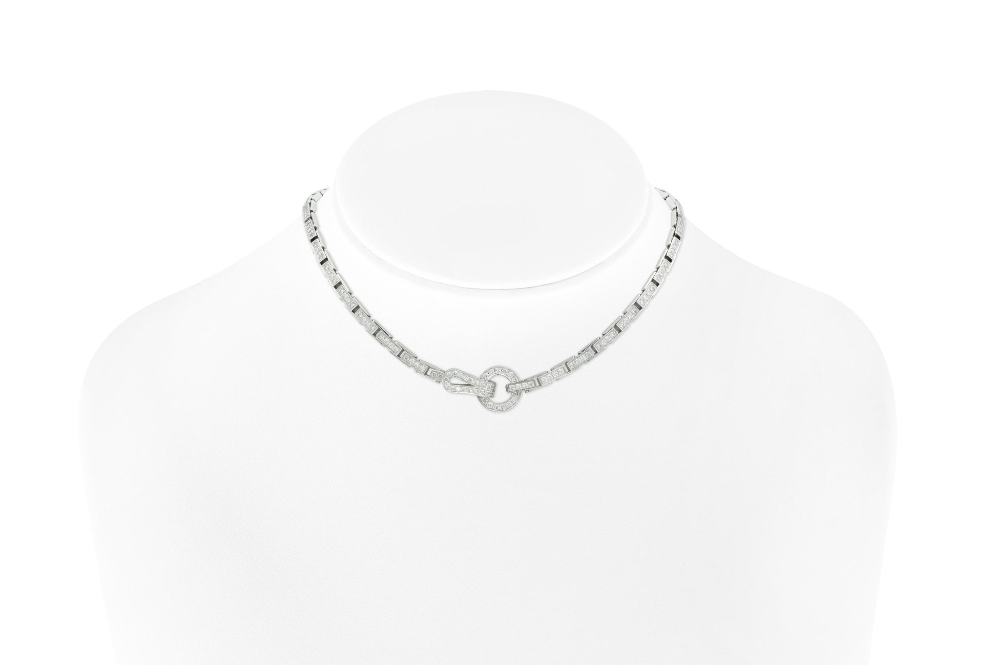 Cartier Agrafe Necklace with Diamonds