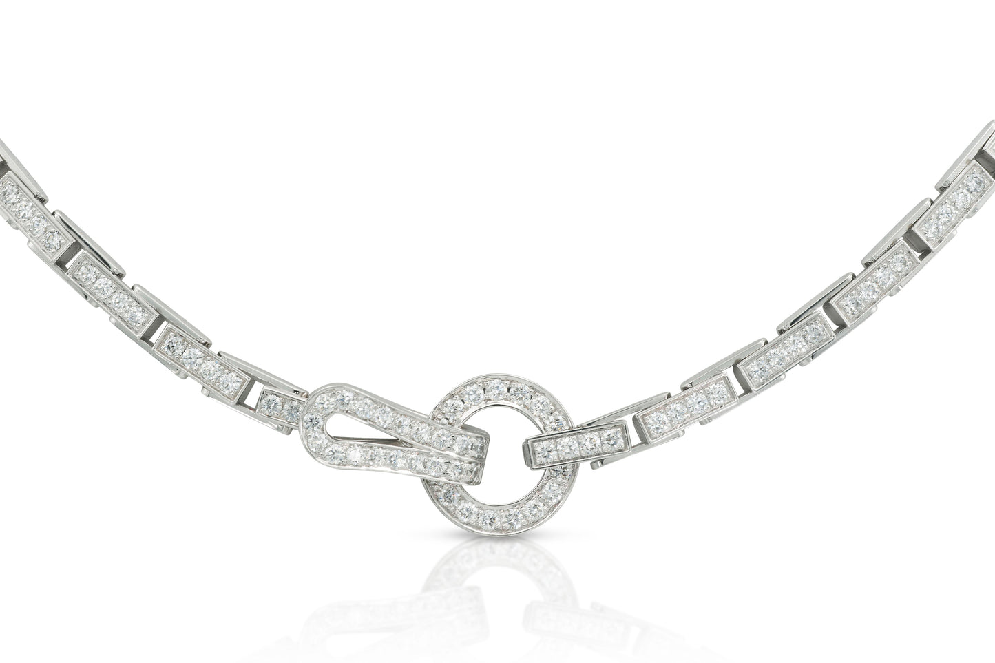 Cartier Agrafe Necklace with Diamonds