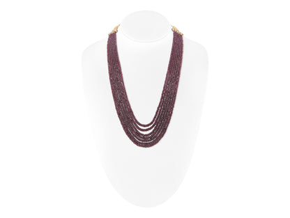 450 Carat Ruby Beads Necklace