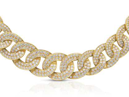 Vintage 1960s Van Cleef & Arpels Georges L'Enfant Olympia Diamond Curb Link Set